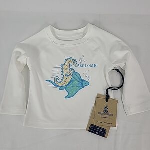 NWT Chubbies The Coastal Clad Toddler Rashguard Size 12-18 Months
